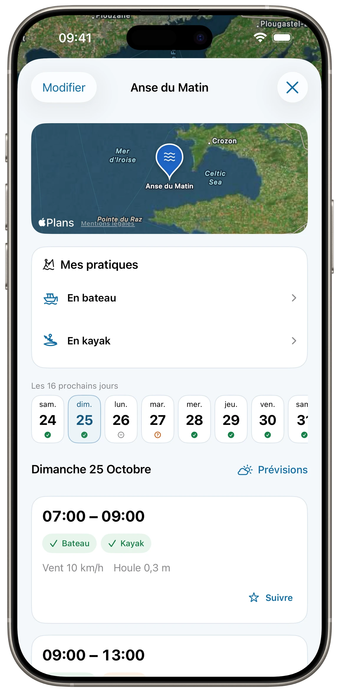 Spot fictif et pratiques de pêche